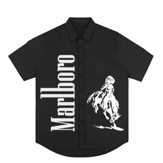 Camisa Marlboro preta